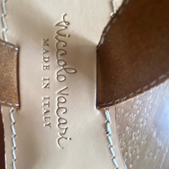 Niccolo Vacari Green suede toe sandals Size 6 - Picture 2 of 4